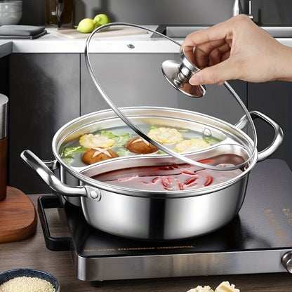 EmieCook - Casserole de Cuisine en Acier Inoxydable de Luxe