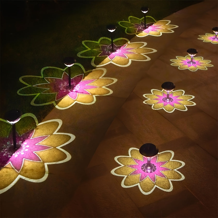 SolarBloom Light – Lampe de table à énergie solaire avec éclairage floral
