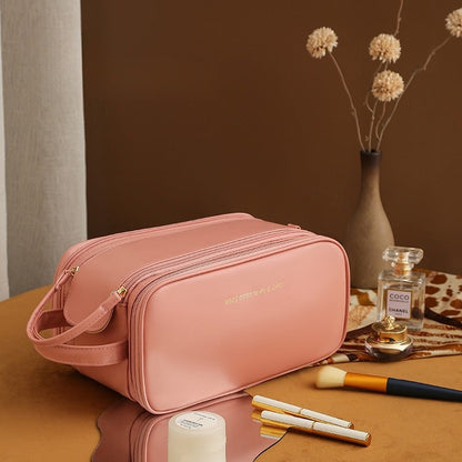 Baglia Cosmétique - Trousse de Maquillage Design à 3 Couches avec Fermeture Éclair Double et Grande Capacité