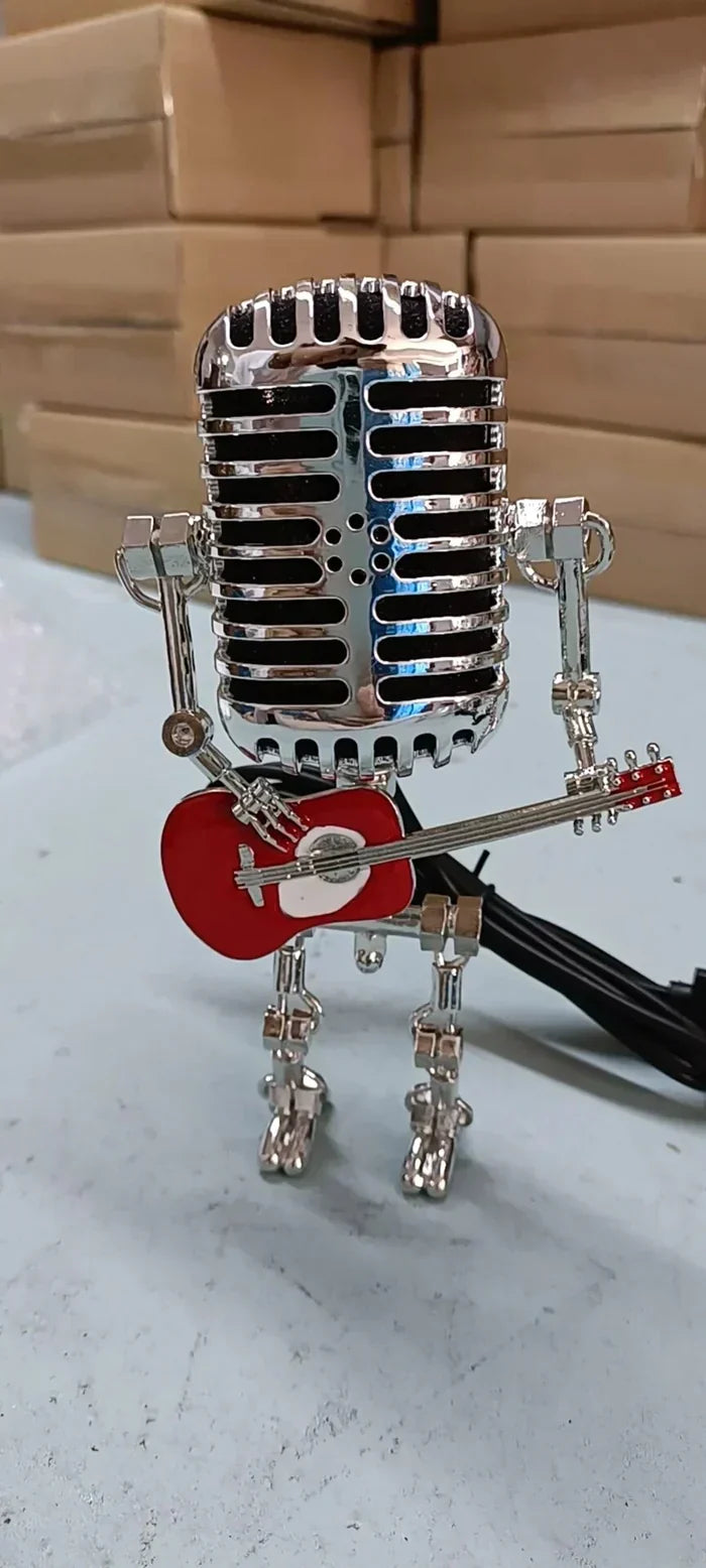 Floroux - lampe robot avec guitare