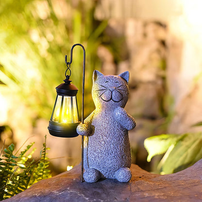 Illuminated cat figurine Floroux | Decorative LED light | Elegant cat lamp for the home
