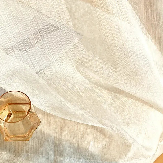 Floroux - Rideau de fenêtre transparent