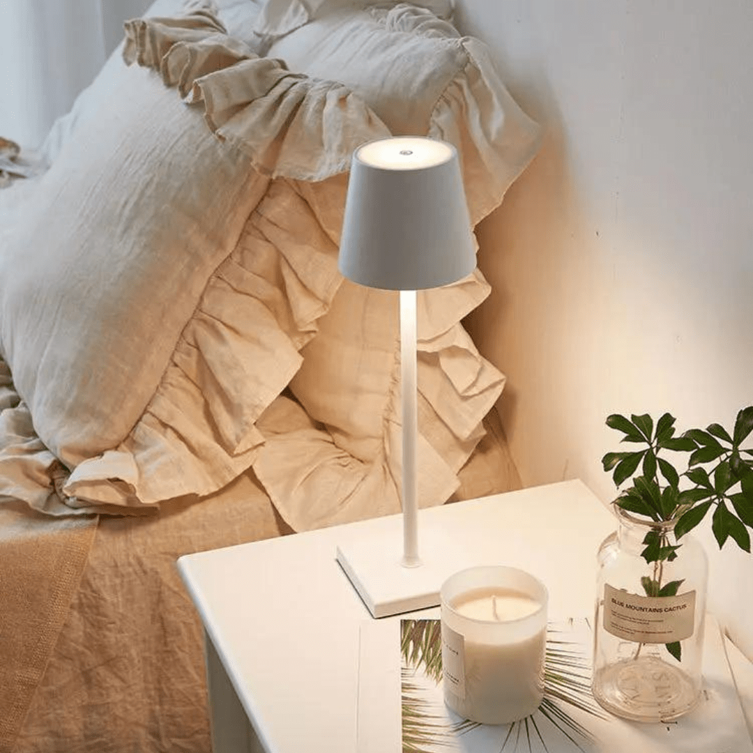 Luxalight Lampe de table sans fil – Éclairage LED de luxe pour décoration moderne