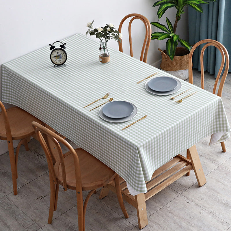 Nappe rectangulaire texturée imperméable et splash-proof, nappe de cuisine