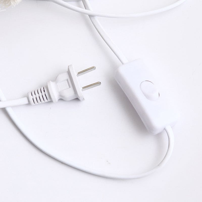 Floroux - Lampe de table en corde tressée pour un éclairage d'ambiance