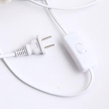 Floroux - Lampe de table en corde tressée pour un éclairage d'ambiance