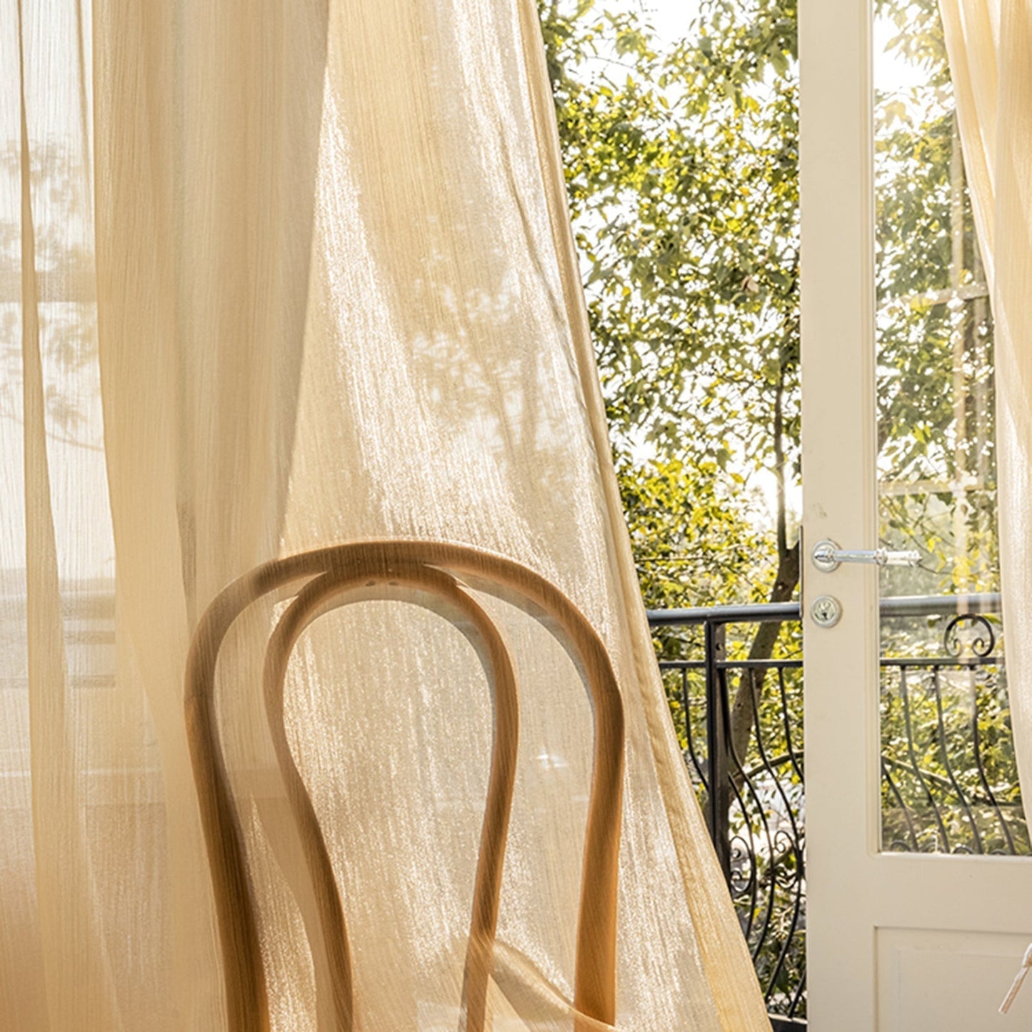 ChicTisse - Rideaux Translucides Tissés pour un Style Élégant et Moderne