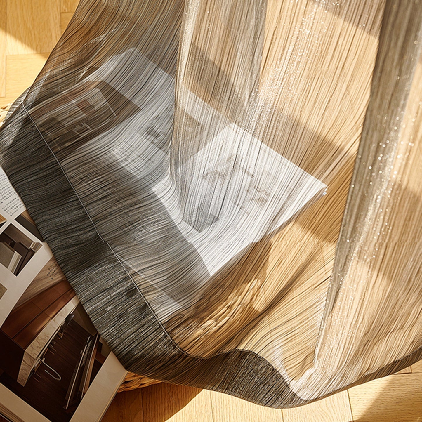 ChicTisse - Rideaux Translucides Tissés pour un Style Élégant et Moderne