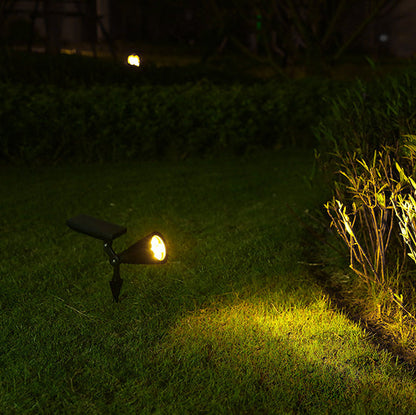 Floroux Solar LED Projecteur de jardin | Étanche | Solaire | Lumière chaude & froide