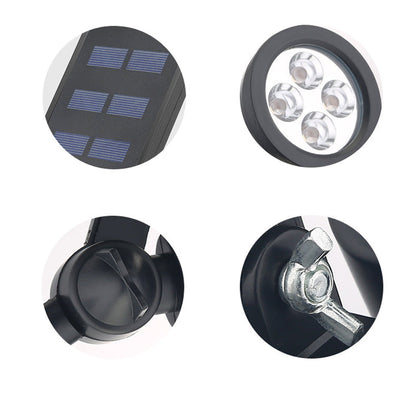 Floroux Solar LED Projecteur de jardin | Étanche | Solaire | Lumière chaude & froide