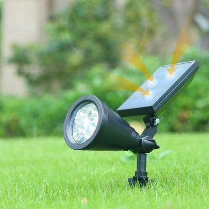 Floroux Solar LED Projecteur de jardin | Étanche | Solaire | Lumière chaude & froide