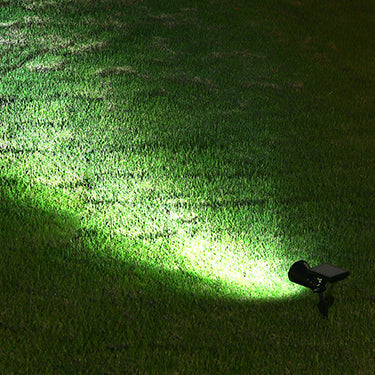 Floroux Solar LED Projecteur de jardin | Étanche | Solaire | Lumière chaude & froide