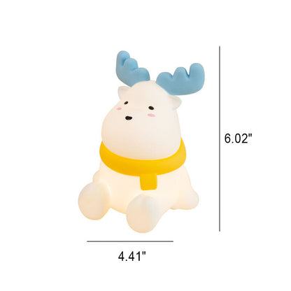 Lumière de nuit LED en silicone Élan