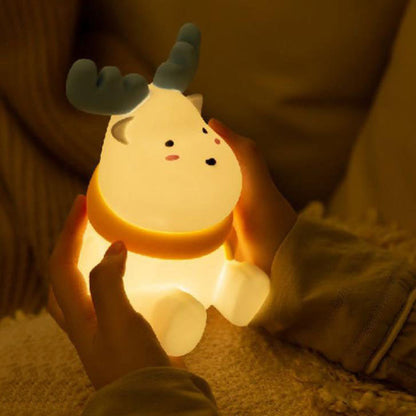 Lumière de nuit LED en silicone Élan