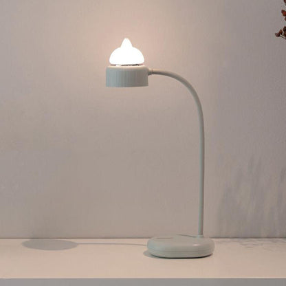 Floroux Lampe de Table LED | Design Oreilles de Chat | Amical pour les Yeux | Lampe Clip & Normale | Moderne & Créatif