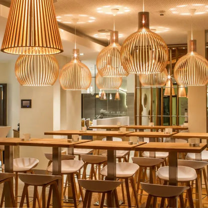 Floroux designer cage à oiseaux lampe japonaise créative restaurant octo suspensions