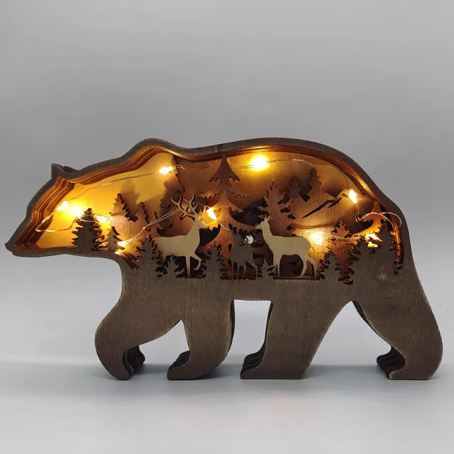 Floroux DIY Wood Decor | Elan & Bear | LED Crafts | Christmas Gift & Home Decor