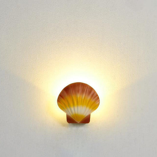 Floroux LED Applique Murale | Design Créatif en Coquillage | Aluminium | Étanche | Éclairage Exterieur