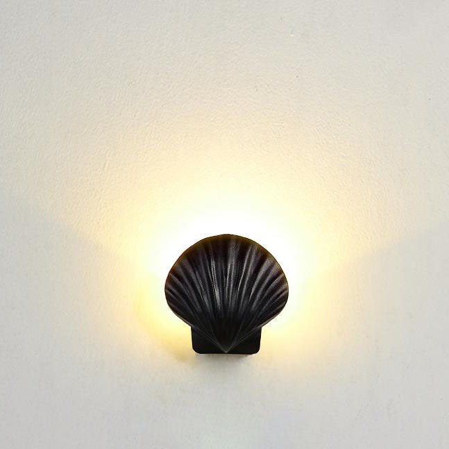 Floroux LED Applique Murale | Design Créatif en Coquillage | Aluminium | Étanche | Éclairage Exterieur