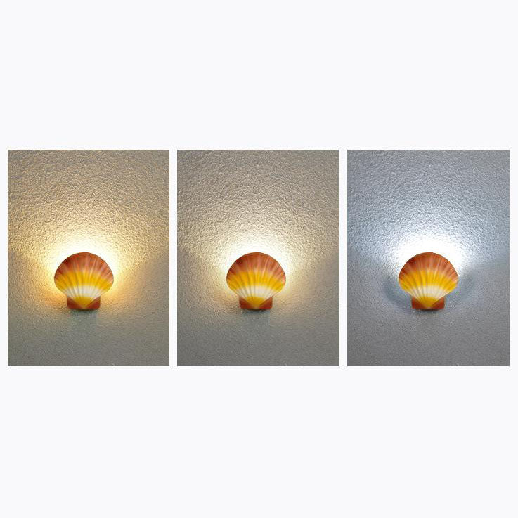 Floroux LED Applique Murale | Design Créatif en Coquillage | Aluminium | Étanche | Éclairage Exterieur
