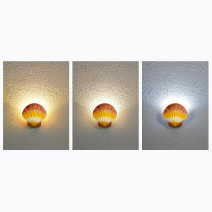 Floroux LED Applique Murale | Design Créatif en Coquillage | Aluminium | Étanche | Éclairage Exterieur