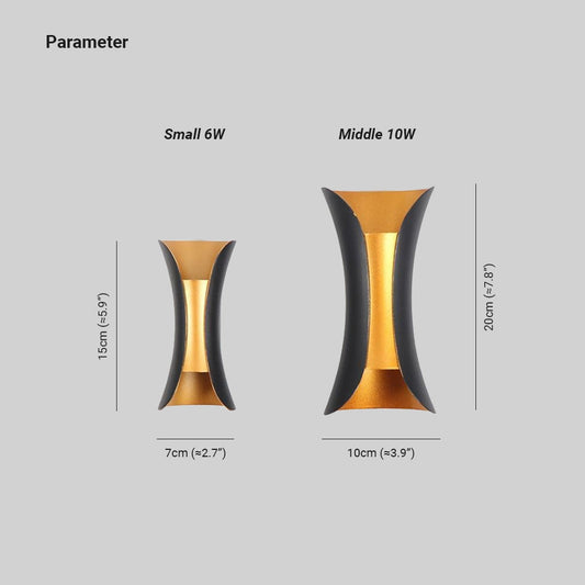 Lampe murale extérieure LED moderne - LumiEdge