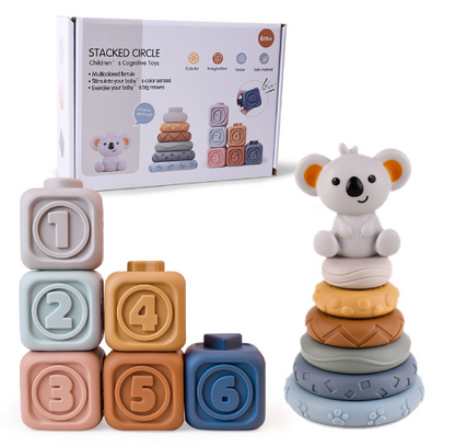 CubbyStack - Jouet Éducatif pour Bébé et Tout-Petit