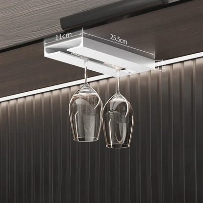 Étagère à verres à vin élégante pour un stockage élégant et gain de place