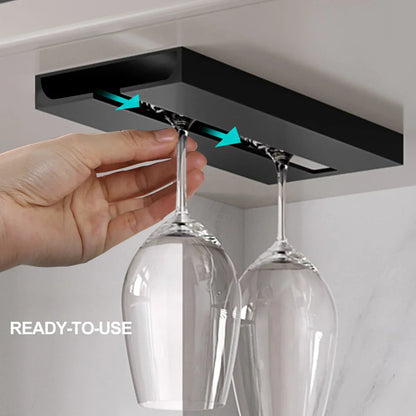 Étagère à verres à vin élégante pour un rangement stylé et gain de place