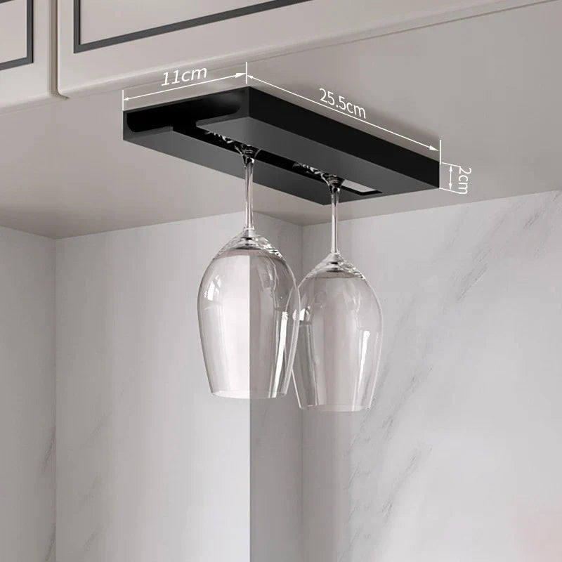 Étagère à verres à vin élégante pour un rangement stylé et gain de place