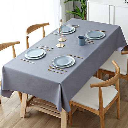 Nappe rectangulaire texturée imperméable et splash-proof, nappe de cuisine