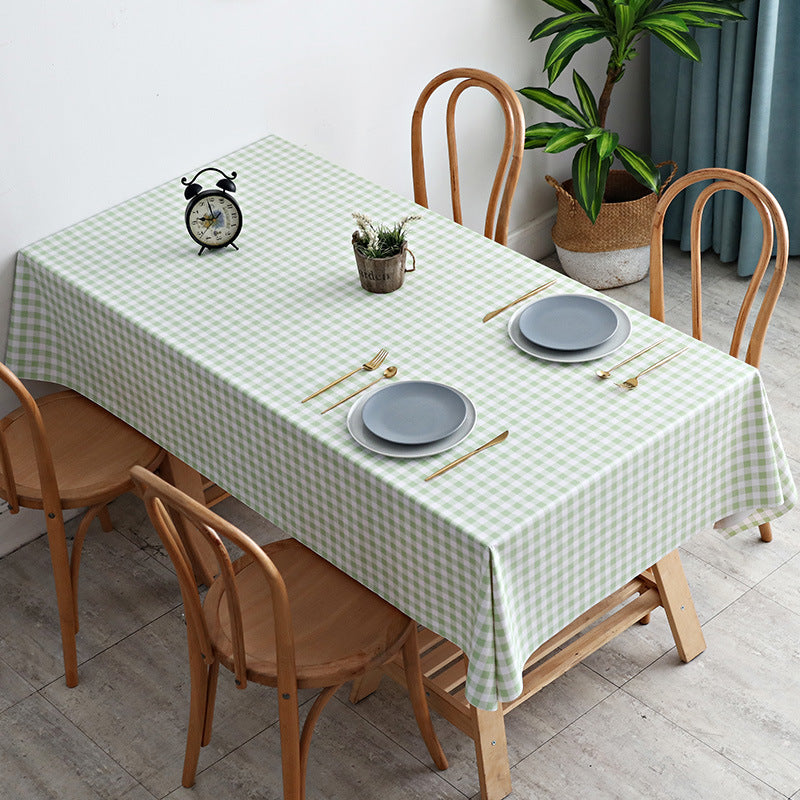 Nappe rectangulaire texturée imperméable et splash-proof, nappe de cuisine