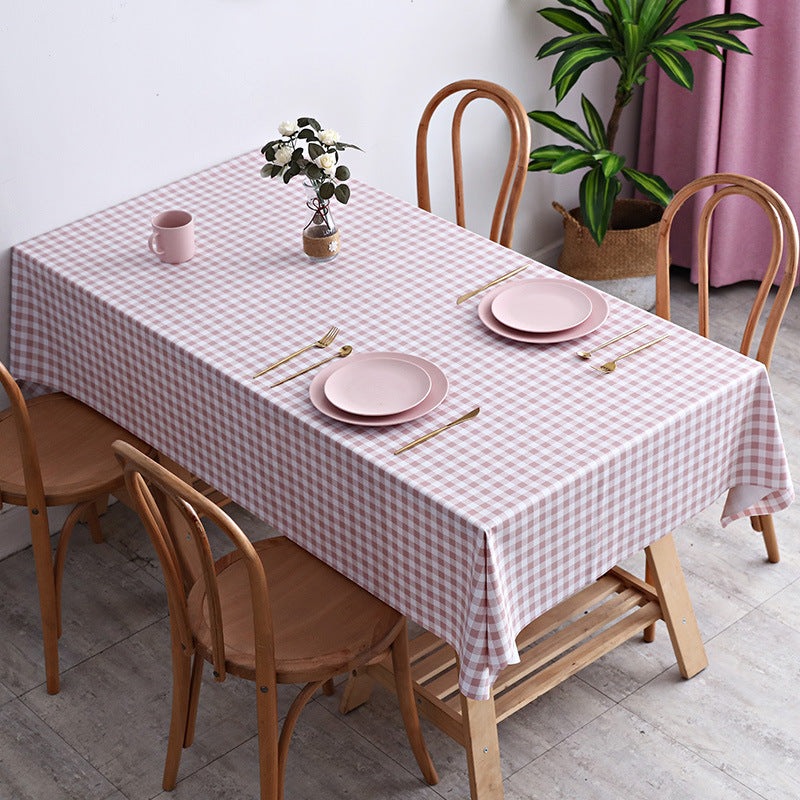 Nappe rectangulaire texturée imperméable et splash-proof, nappe de cuisine