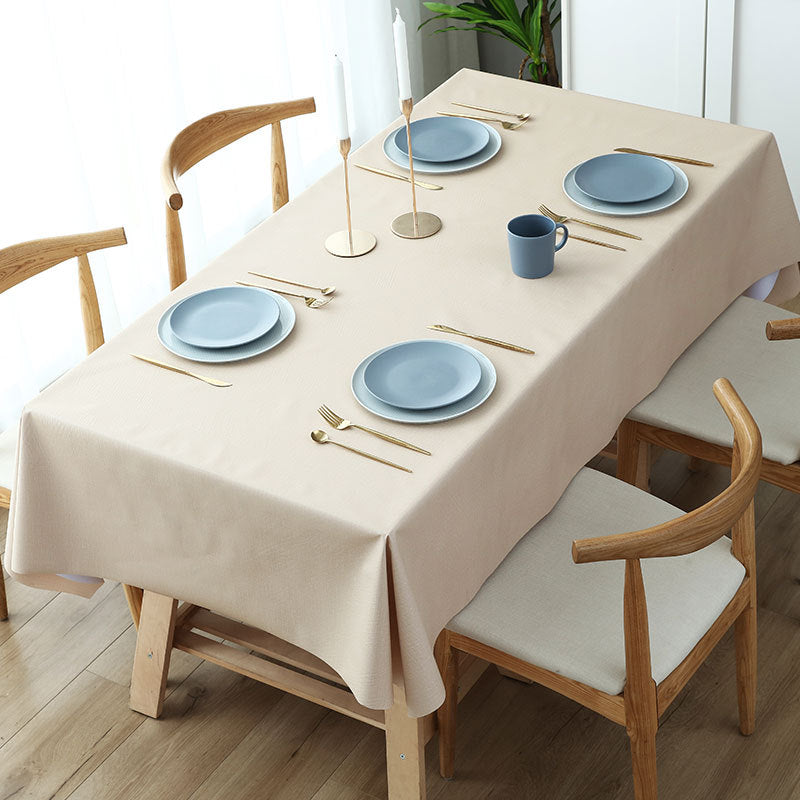 Nappe rectangulaire texturée imperméable et splash-proof, nappe de cuisine
