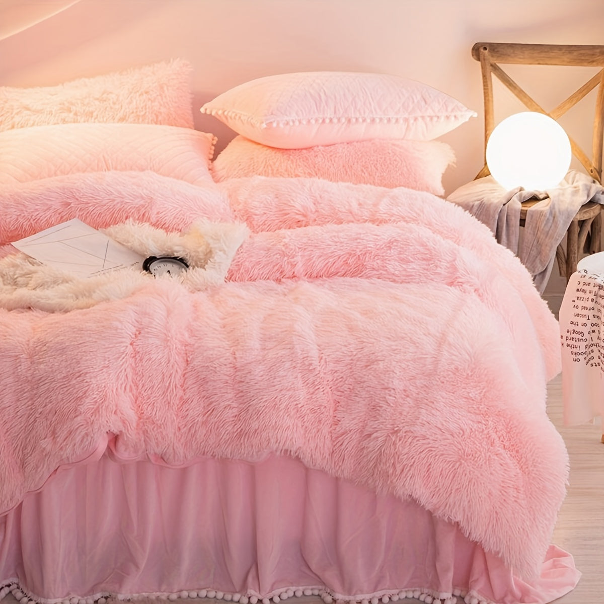 Ensemble de housse de couette en velours luxueux pour un confort ultime