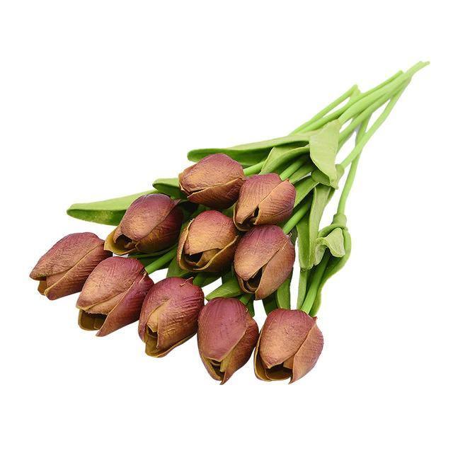 Faux tulipes artificielles 10 pièces