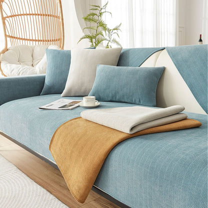 Coussin de canapé antidérapant Herringbone Housse de canapé