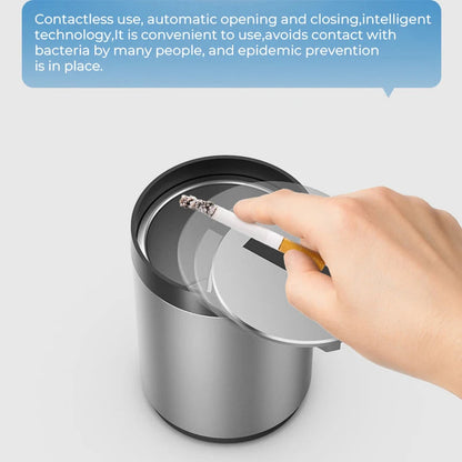Cendrier à ouverture et fermeture automatique Accessoires auto Créativité intelligente Induction infrarouge Verrou de bureau de voiture Fumer