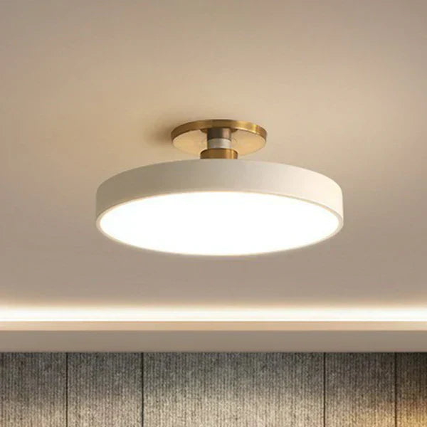 Floroux Applique de plafond lumière Style scandinave acrylique chambre LED semi-coil plafond lumineux