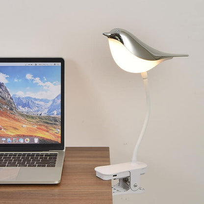 Floroux LED Table Lamp Nordic | USB Charge | Night Light with Bird Clip | Modern Design