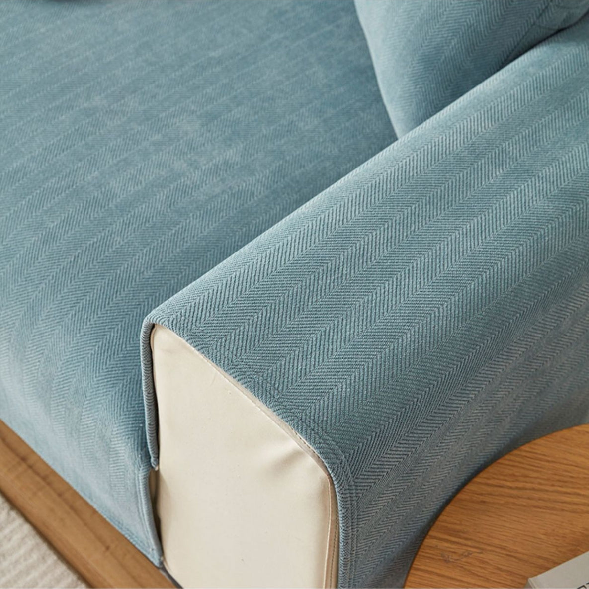 Coussin de canapé antidérapant Herringbone Housse de canapé