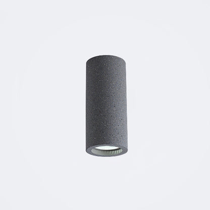 Cylindre de béton luminaire de plafond LED – design minimaliste