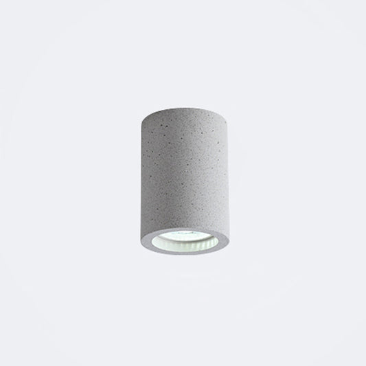 Cylindre de béton luminaire de plafond LED – design minimaliste