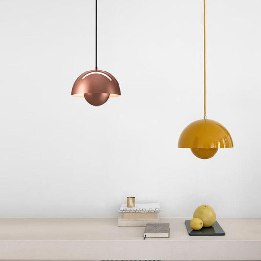 ÉléganceMacaron - Lampe Suspendue Scandinave en Forme de Macaron