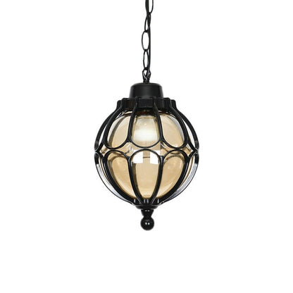 Floroux Retro Outdoor LED Suspension Luminaire | Étanche | Design en forme de boule | Jardin & Extérieur