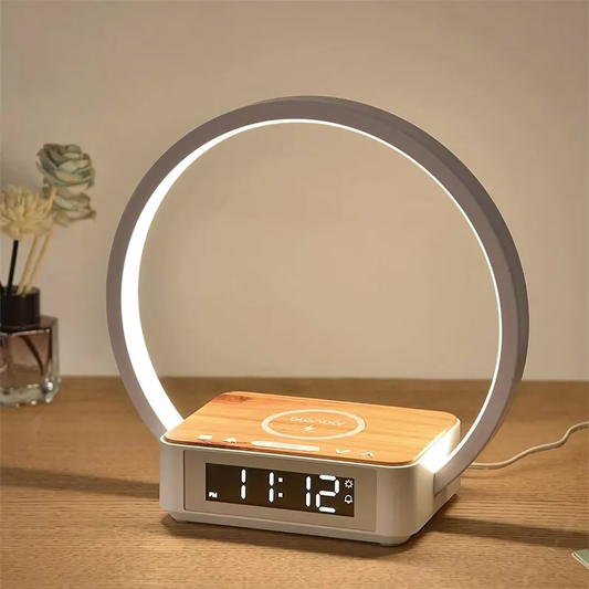 Floroux Dawn | Réveil LED sans fil avec lumière douce de réveil
