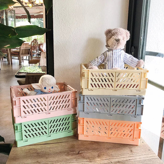 Bacs de rangement organisables pliables