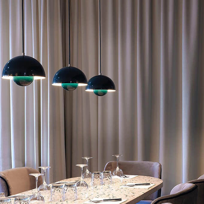 ÉléganceMacaron - Lampe Suspendue Scandinave en Forme de Macaron