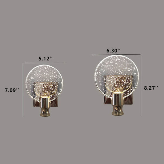 Floroux – LED Wall Light Crystal Nordic | Modern Design | Warm & White Light | Bubble Effect