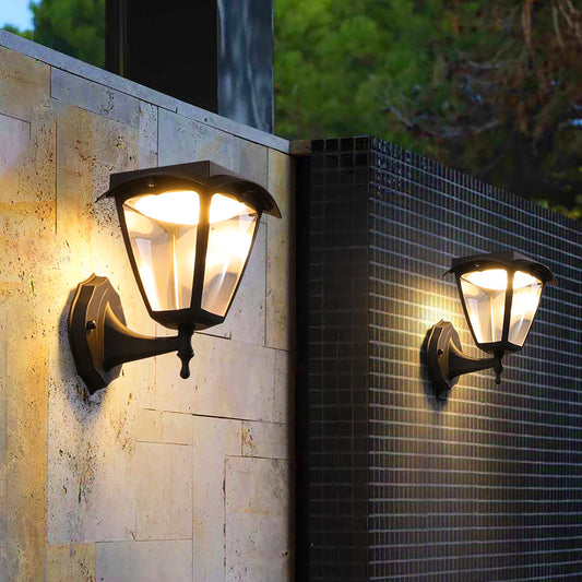 Floroux Lampadaire Solaire | Éclairage Extérieur LED | Alimenté par Solaire & Résistant aux Intempéries | Design Élégant